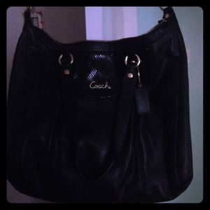 Cute black coach bag!