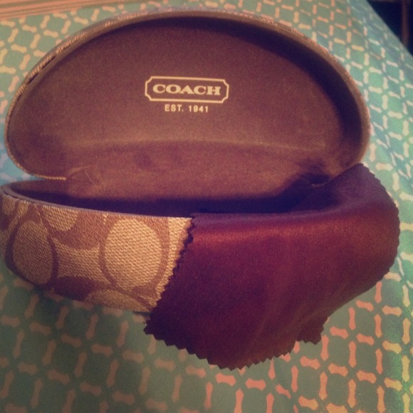 Coach sunglasses holder