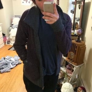 Purple and Grey sweater