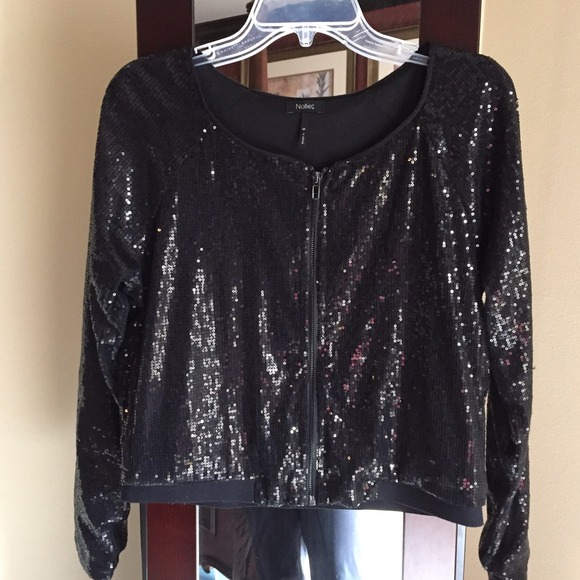 💖Sequined Black Jacket