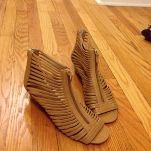 Franco Sarto gladiator wedge sandals
