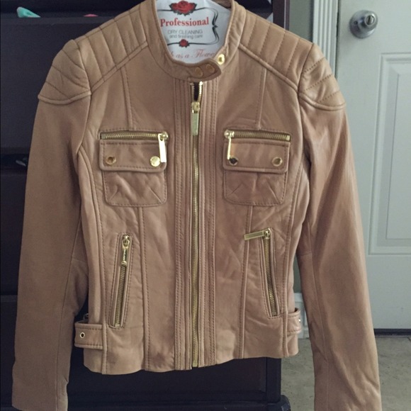 Michael Kors genuine leather jacket
