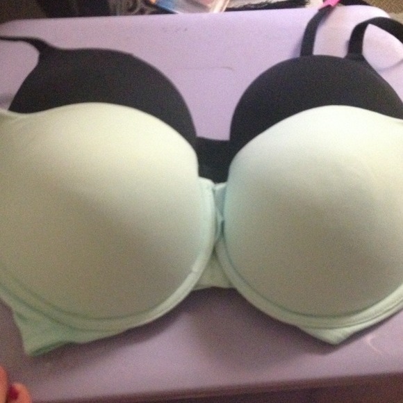 Mint and black never worn VS bras