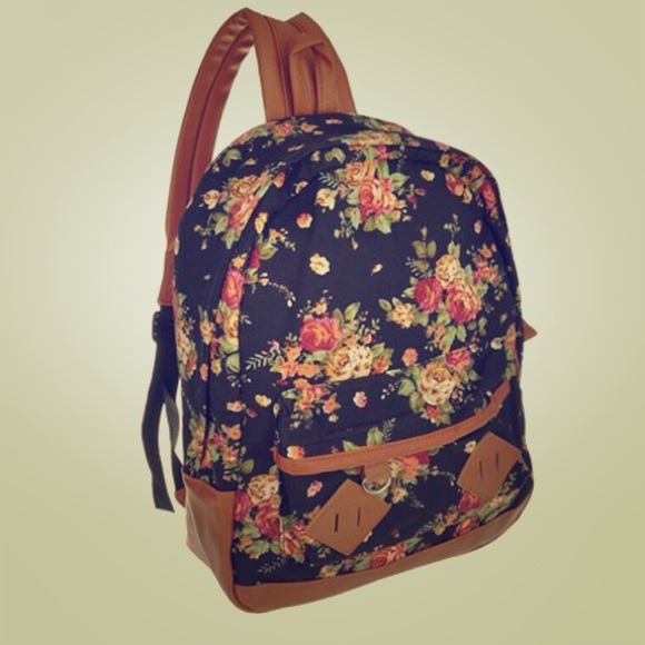 Vintage Flower Backpack