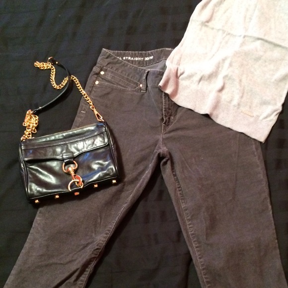 Rebecca Minkoff M.A.C. Leather Bag with Chain.