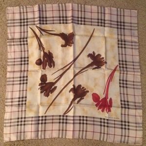 Burberry silk scarf