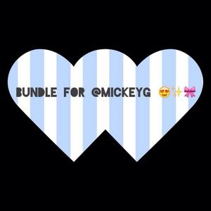 ✨Bundle for @mickeyg ✨