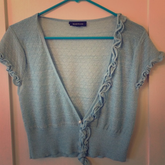 Gorgeous Bebe shimmery shawl!