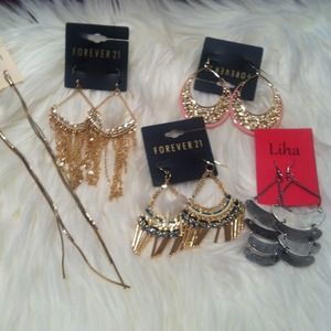 Earrings all different styles