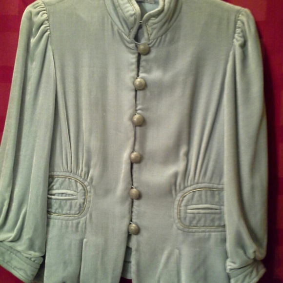 Beautiful, SILK velvet Jacket! SALE! was 60. - Picture 1 of 6