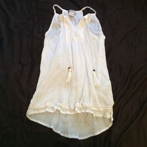 White lucky brand tank top