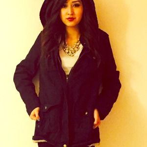 Navy Wool Inside Coat