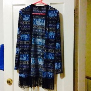 Cardagin/kimono with beautiful Indian print