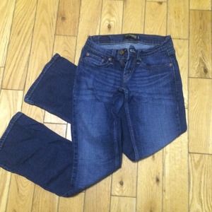 Levi's too super low flare jeans