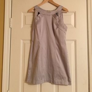 Dress with back zipper