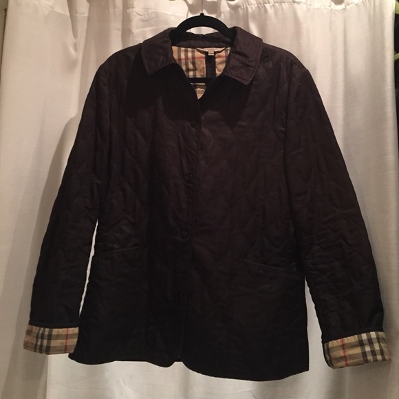 RESERVED Authentic Burberry Quilted Jacket Blk Med