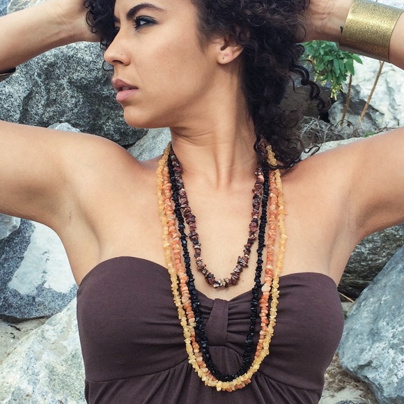 Chunk Beads Necklace Set