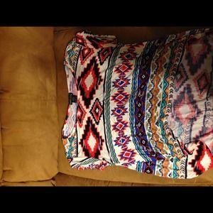 Aztec design crop top