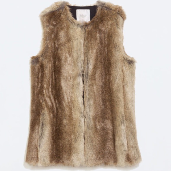 Zara Fur Vest