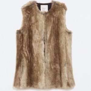 Zara Fur Vest