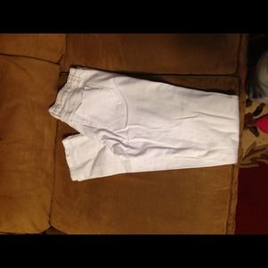 White low rise jeans