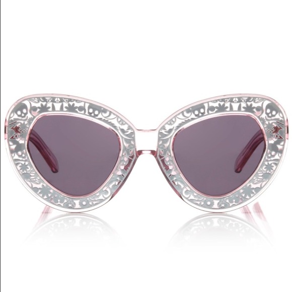 SOLD Karen Walker Pink Intergalactic Sunglasses - Picture 2 of 4