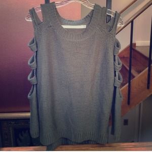 LF cut out sweater