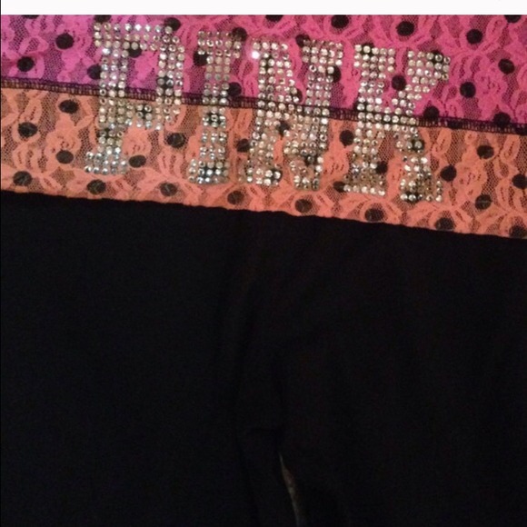 Victoria's Secret pink yoga bootcut pants