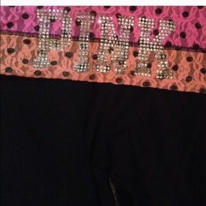 Victoria's Secret pink yoga bootcut pants