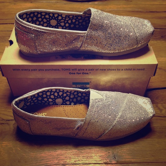 TOMS Classic Glitter Slip On