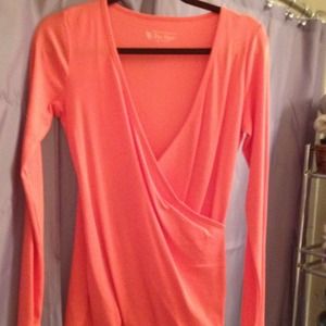 NWOT Victoria's Secret Tee Shop top orange