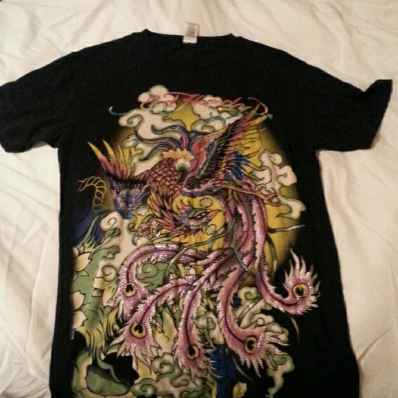 Black ed hardy men's shirt