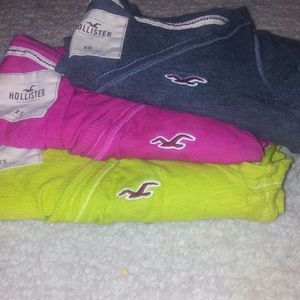 deep V neck hollister t-shirts