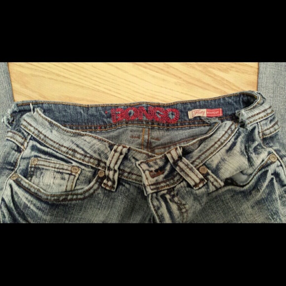 Bongo flirty boot cut slightly distressed jeans - Picture 2 of 4