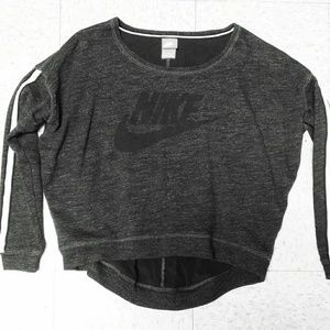 Nike high-low crew neck