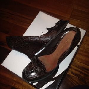 Enzo Angiolini Brown Leather Shoes
