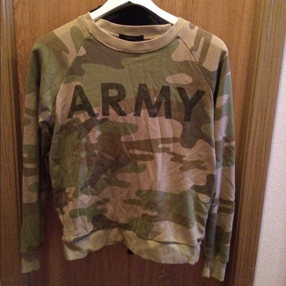 Army forever 21 sweater