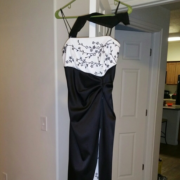Black and white dress