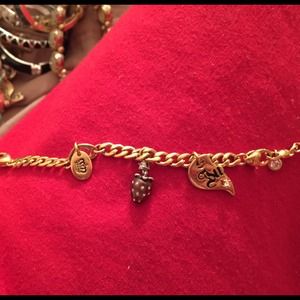 Authentic juicy couture charm bracelet