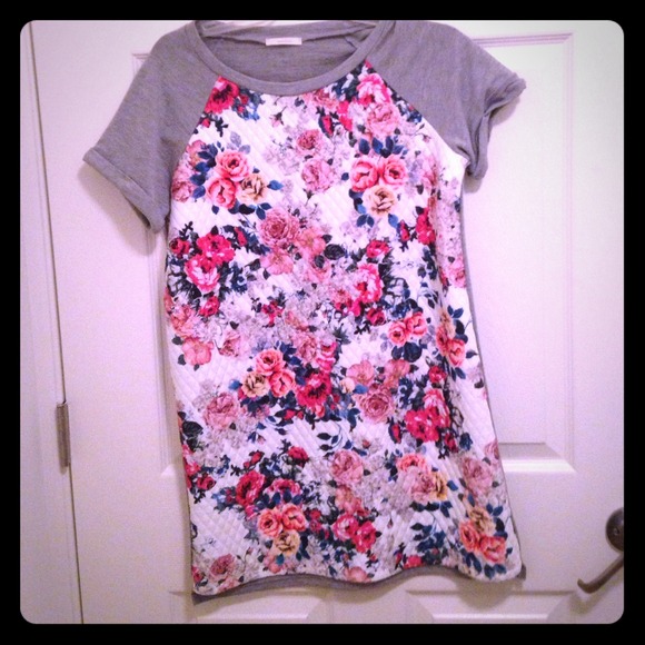 Mini sweatshirt dress