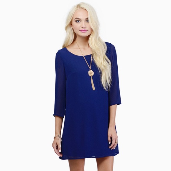 TOBI Navy Shift Dress