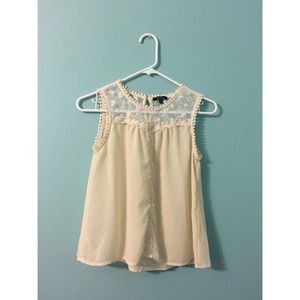 Laced top.