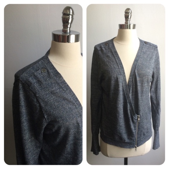 BUNDLED 💚 j. crew // marled zip wrap cardigan - Picture 3 of 3