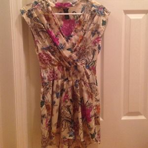 Floral multicolor romper