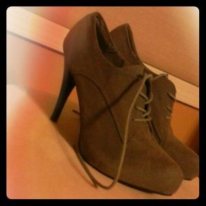 high heel booties