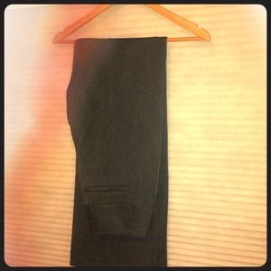 Editor pants, charcoal gray