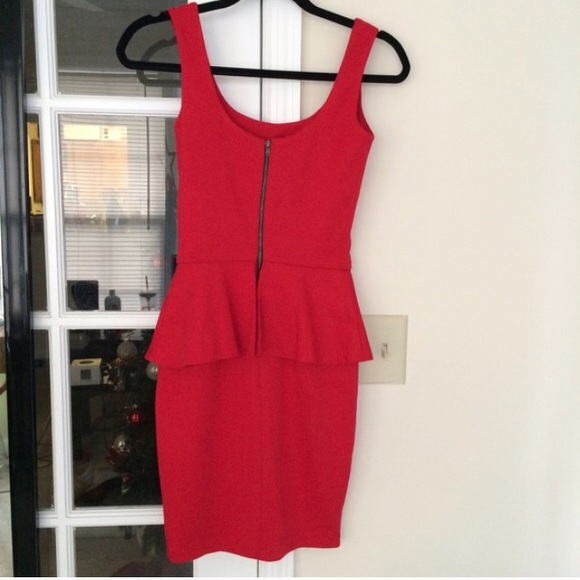 ❌sold❌Love..ady sleeveless ponte peplum dress - Picture 3 of 3