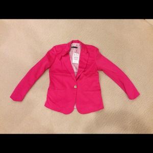 Zara hot pink blazer