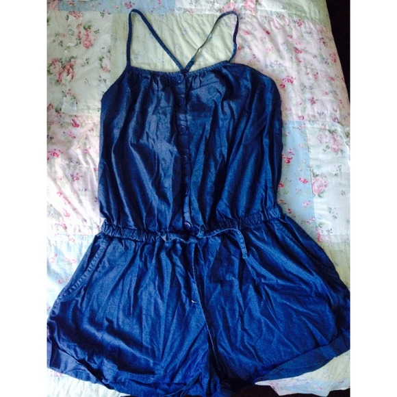 Mossimo Chambray Romper