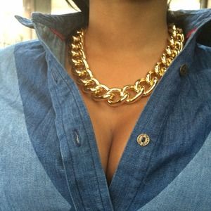 Gold Link Necklace